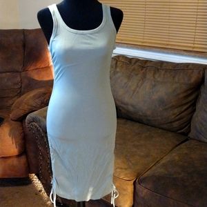 Light Green Sleeveless Ribbed Dress Size Medium